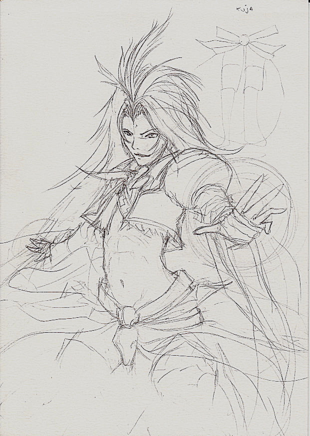 kuja_sketch_by_alganori-d3azujk