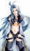34635 - blue_eyes feathers final_fantasy_ix kuja long_hair solo stomach thighhighs white_hair